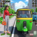 City Tuk Tuk Rickshaw Game 3D