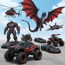 Monster Truck Game Robot Fight