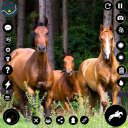 Virtual Wild Horse Family Game