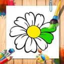 Flowers Coloring Books - Paint Flowers Pages