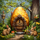 Easter Escape Room: 100 Doors