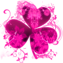 Pink Flowers Theme GO Launcher