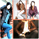 Women Leather Jacket Suits
