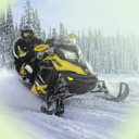 Snowmobile racing.