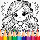 Princess Coloring Book & Games