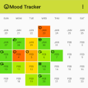 Better Me! Year in Pixels Mood Tracker
