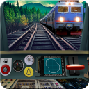 Train driving simulator